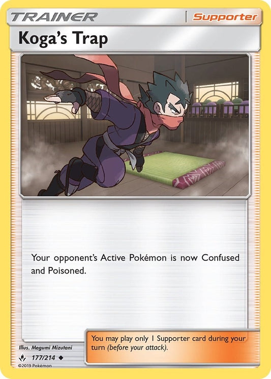 Image for Koga's Trap (177/214) (SM10) - Pokemon