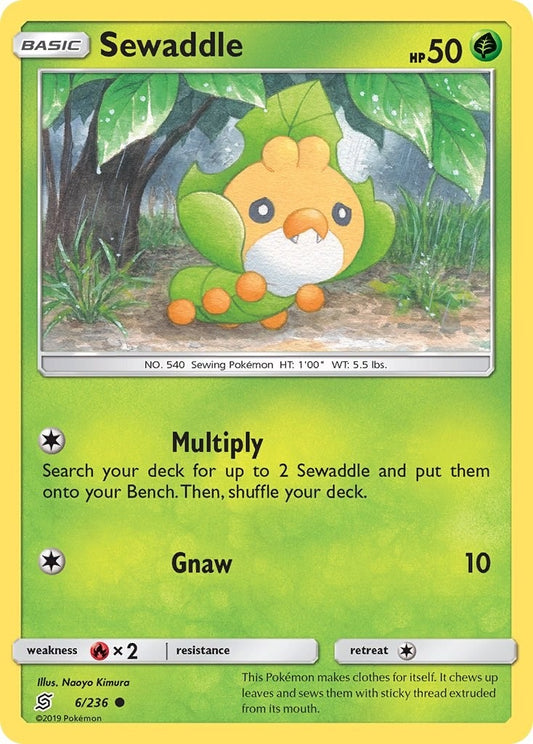 Image for Sewaddle (6) (6/236) (SM11) - Pokemon