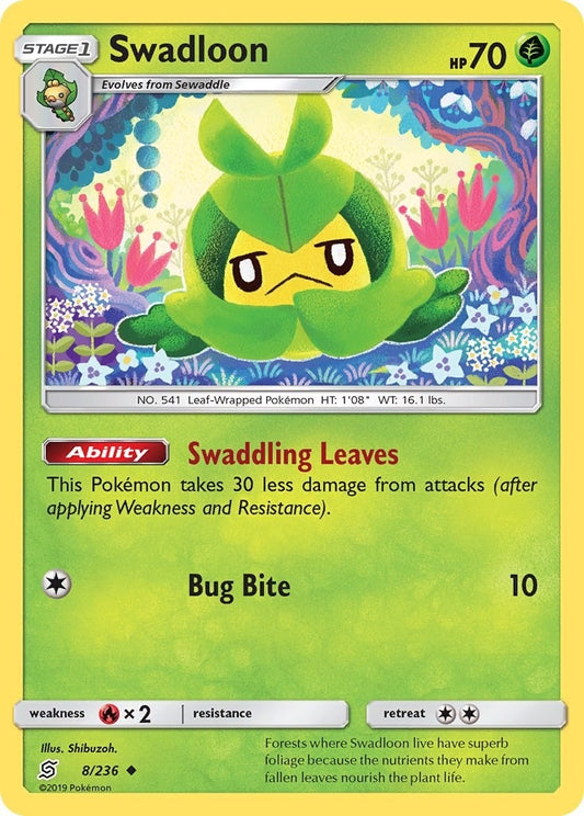 Image for Swadloon (8/236) (SM11) - Pokemon