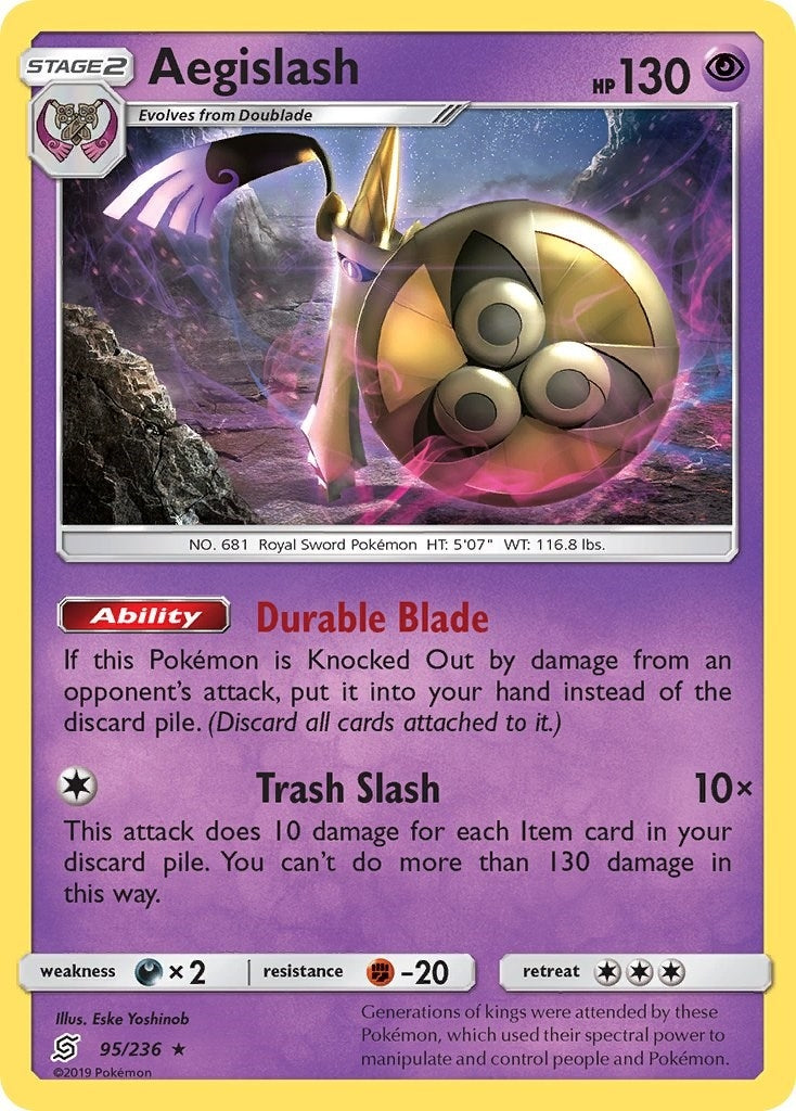 Image for Aegislash (95/236) (SM11) - Pokemon