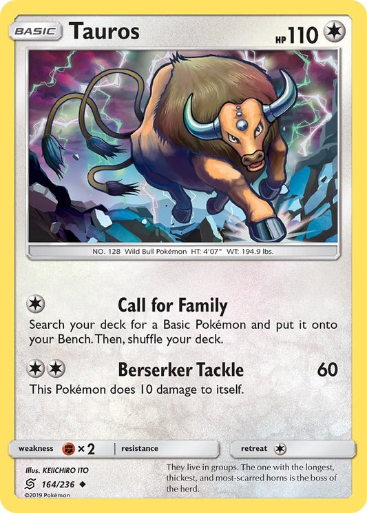 Image for Tauros (164/236) (SM11) - Pokemon
