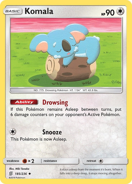Image for Komala (185/236) (SM11) - Pokemon