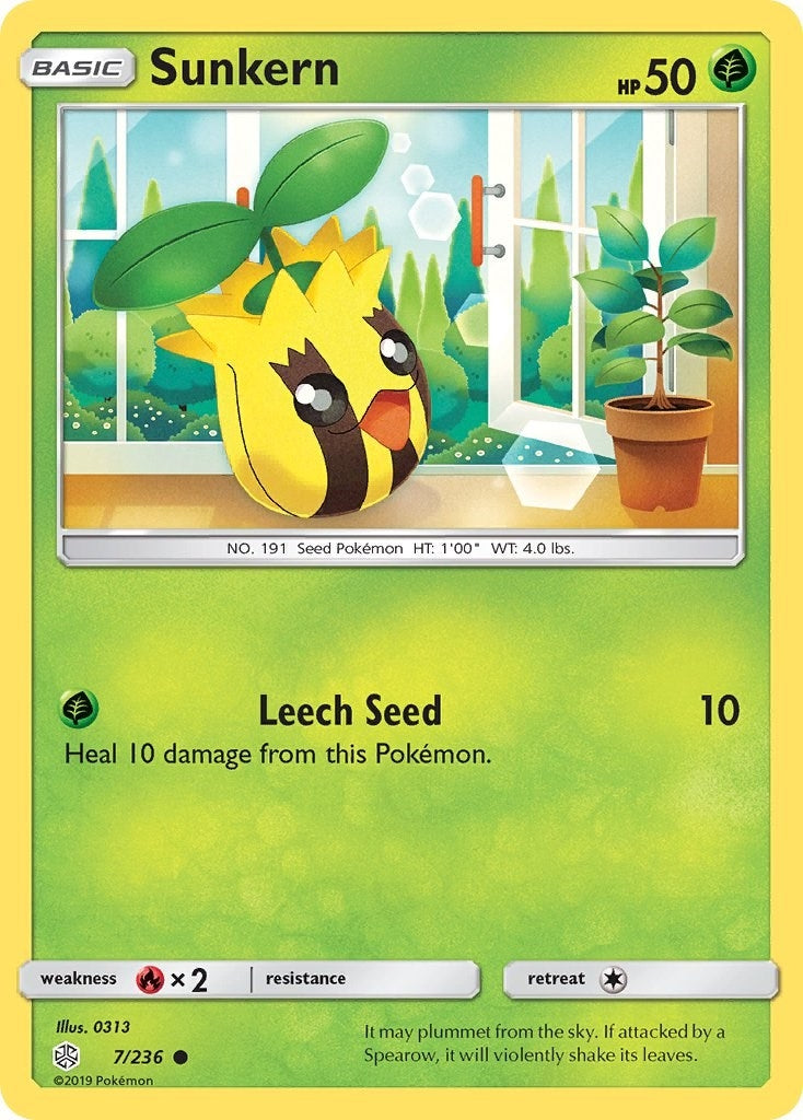 Image for Sunkern (7/236) (SM12) - Pokemon