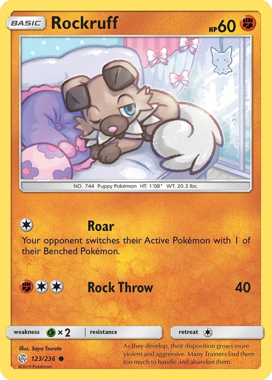 Image for Rockruff (123/236) (SM12) - Pokemon
