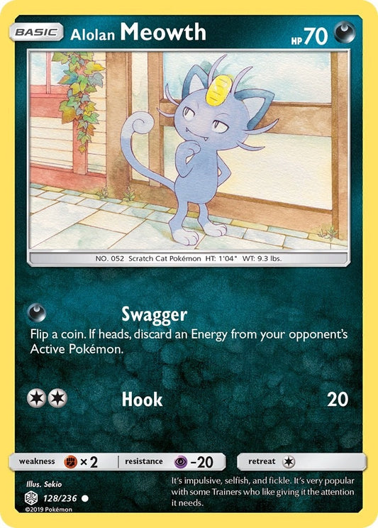 Image for Alolan Meowth (128/236) (SM12) - Pokemon
