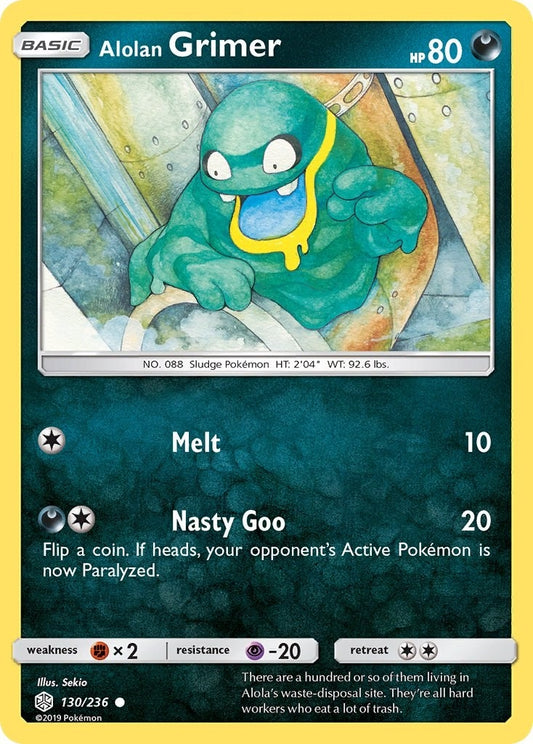 Image for Alolan Grimer (130/236) (SM12) - Pokemon