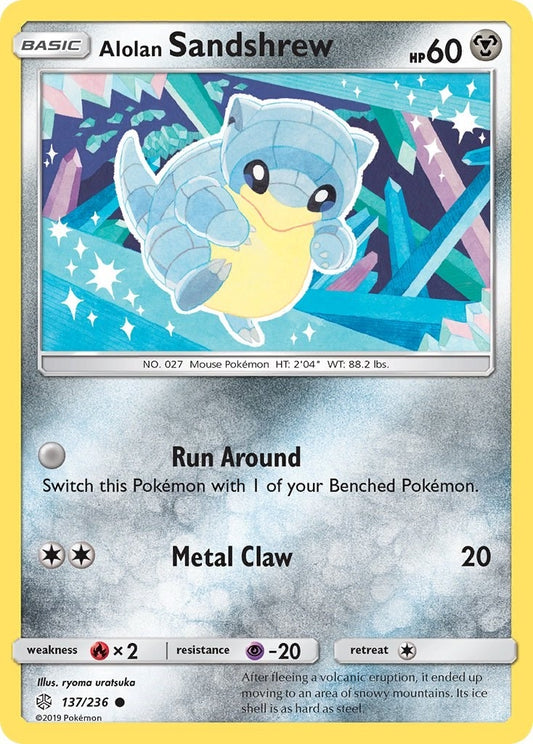 Image for Alolan Sandshrew (137/236) (SM12) - Pokemon
