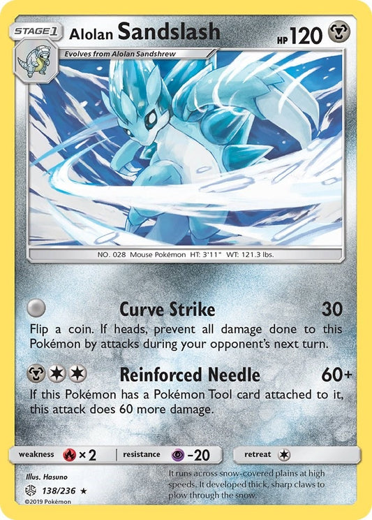 Image for Alolan Sandslash (138/236) (SM12) - Pokemon