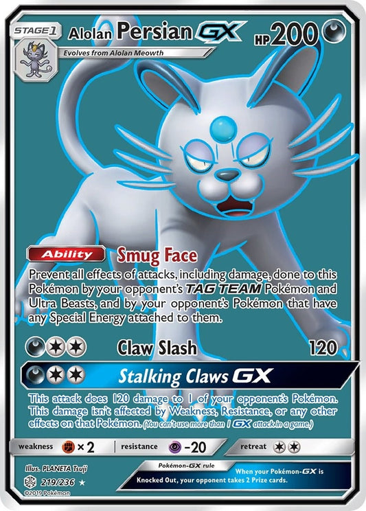 Image for Alolan Persian GX (Full Art) (219/236) (SM12) - Pokemon