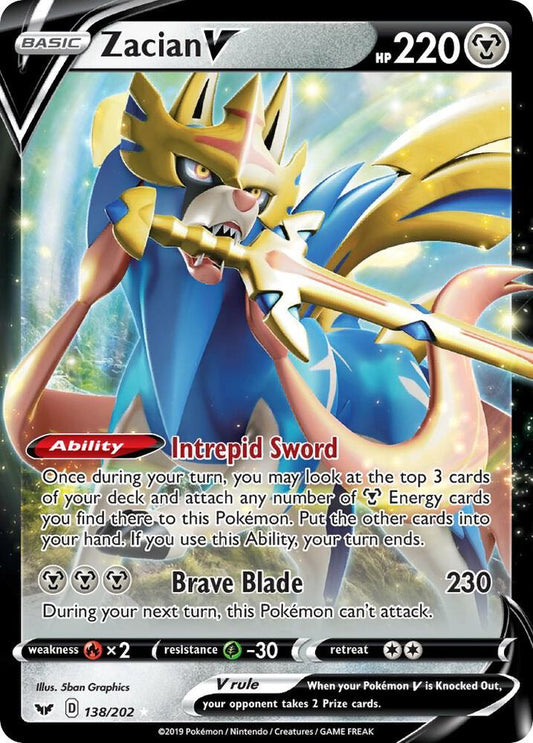 Zacian V - SWSH01: Sword & Shield Base Set (SWSH01)