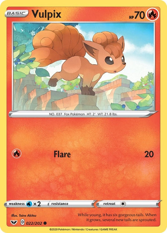 Image for Vulpix (022/202) (SWSH01) - Pokemon