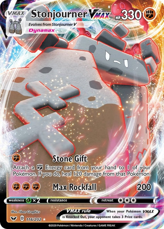Image for Stonjourner VMAX (116/202) (SWSH01) - Pokemon