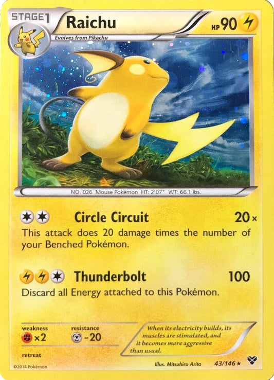 Image for Raichu - 43/146 (Cosmos Holo) (043/146) (BLE) - Pokemon
