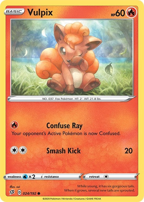 Image for Vulpix (024/192) (SWSH02) - Pokemon