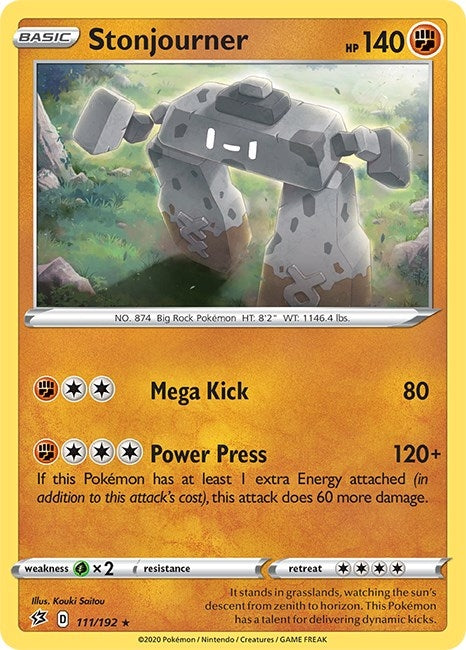 Image for Stonjourner (111/192) (SWSH02) - Pokemon