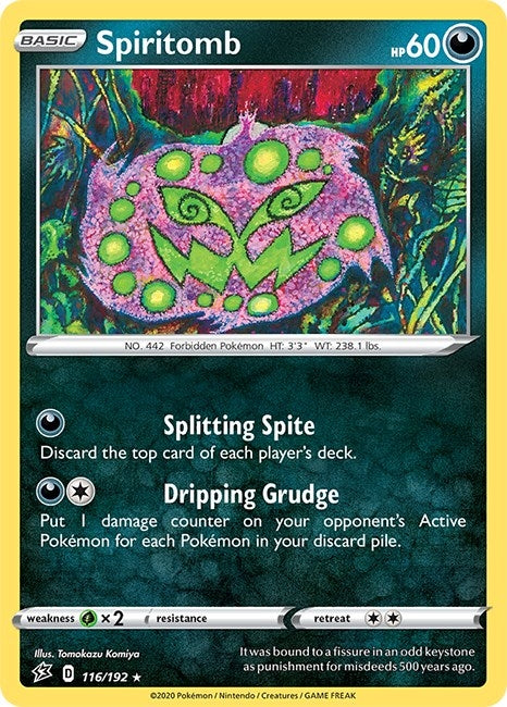 Image for Spiritomb (116/192) (SWSH02) - Pokemon