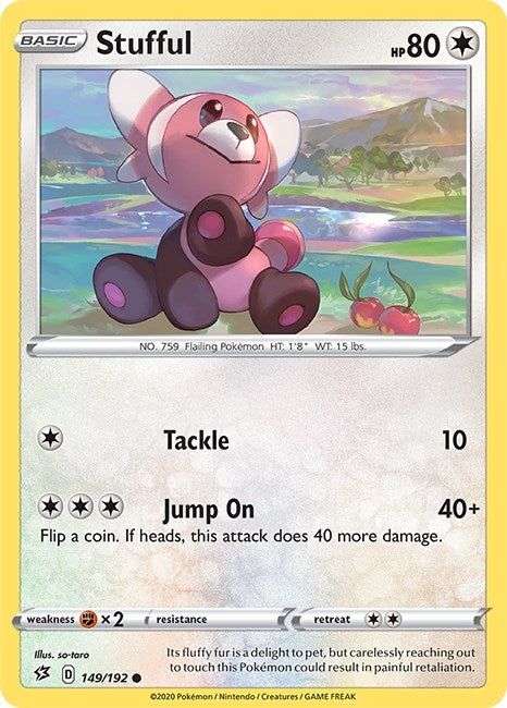 Image for Stufful (149/192) (SWSH02) - Pokemon
