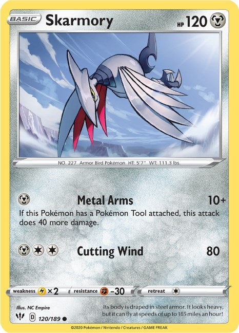 Image for Skarmory (120/189) (SWSH03) - Pokemon