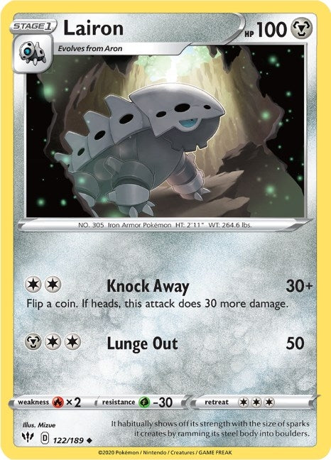 Image for Lairon (122/189) (SWSH03) - Pokemon