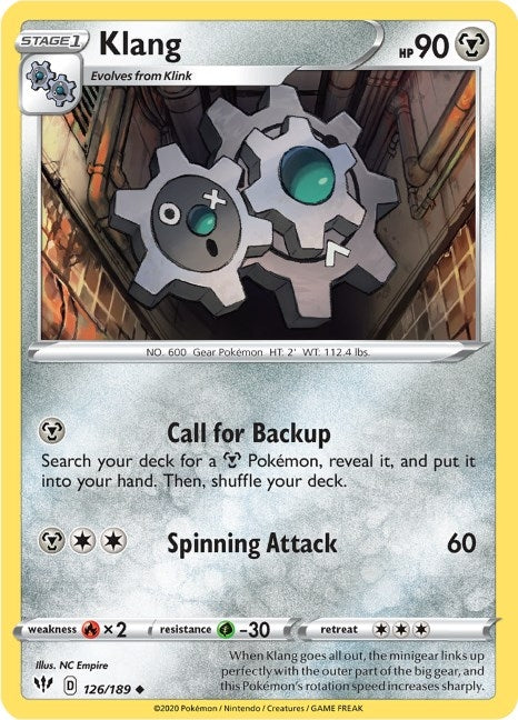 Image for Klang (126/189) (SWSH03) - Pokemon