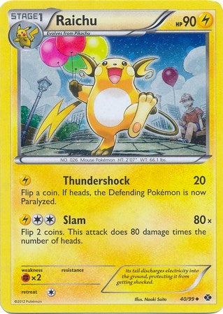 Image for Raichu - 40/99 (Cosmos Holo) (040/099) (BLE) - Pokemon
