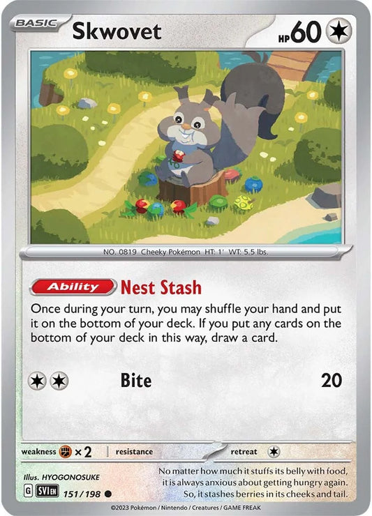 Skwovet - 151/198 - SV01: Scarlet & Violet Base Set (SV1)
