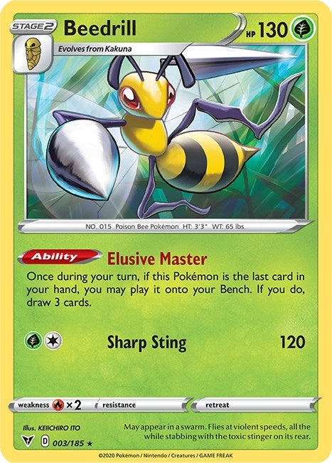 Image for Beedrill (003/185) (SWSH04) - Pokemon