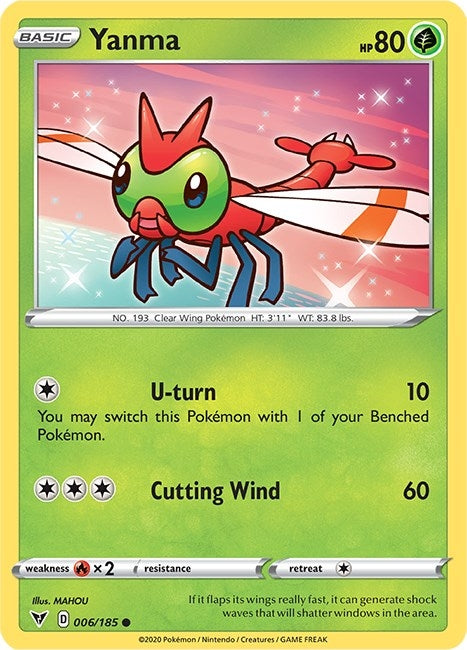 Image for Yanma (006/185) (SWSH04) - Pokemon