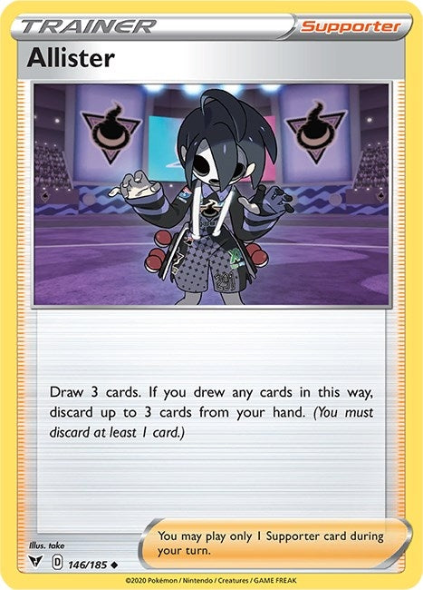 Image for Allister (146/185) (SWSH04) - Pokemon