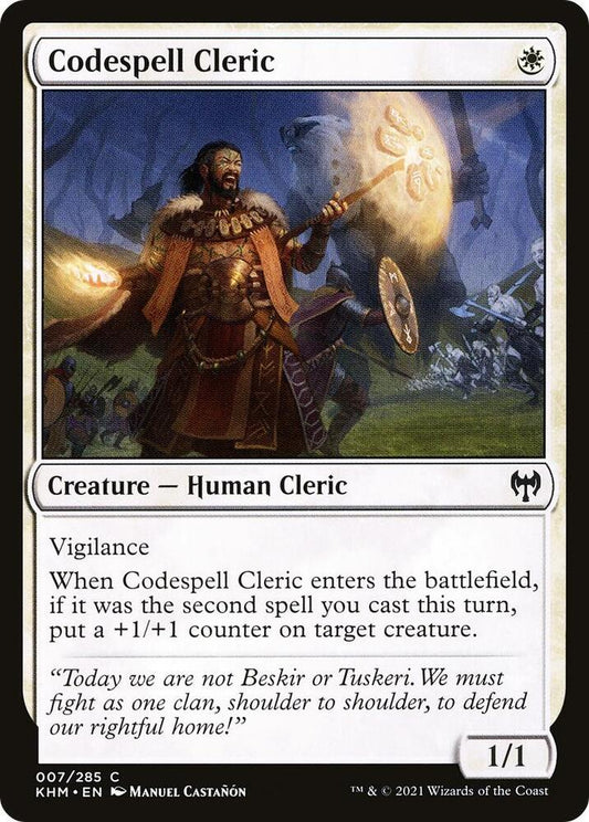 Codespell Cleric - Kaldheim (KHM)