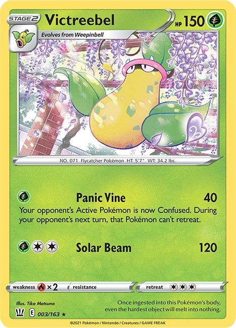 Image for Victreebel (003/163) (SWSH05) - Pokemon