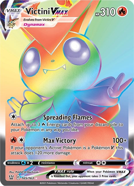 Image for Victini VMAX (Secret) (165/163) (SWSH05) - Pokemon