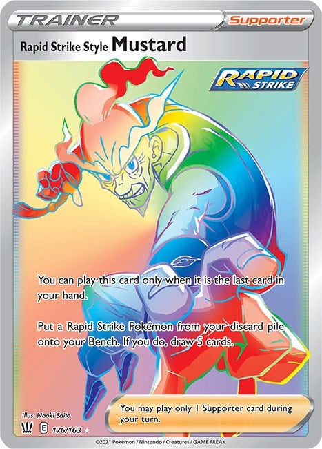 Image for Rapid Strike Style Mustard (Secret) (176/163) (SWSH05) - Pokemon