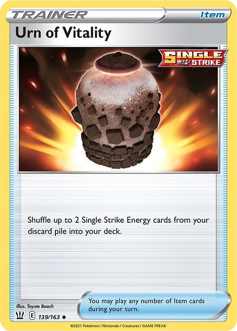 Image for Urn of Vitality (139/163) (SWSH05) - Pokemon