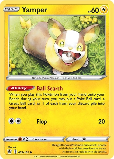 Image for Yamper (052/163) (SWSH05) - Pokemon