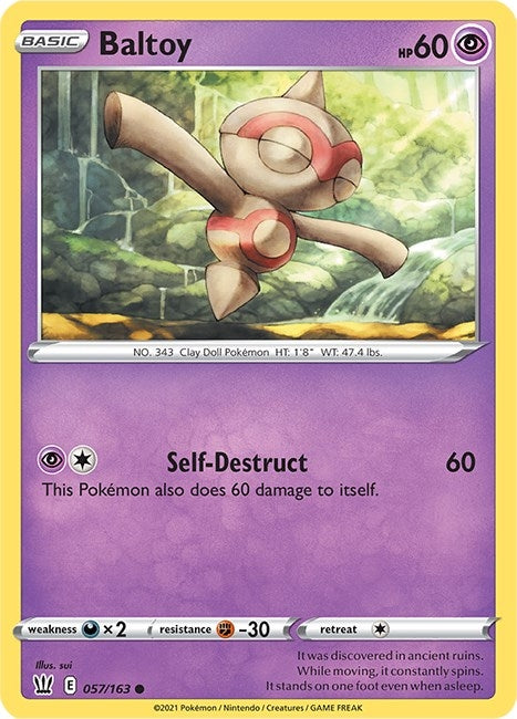 Image for Baltoy (057/163) (SWSH05) - Pokemon