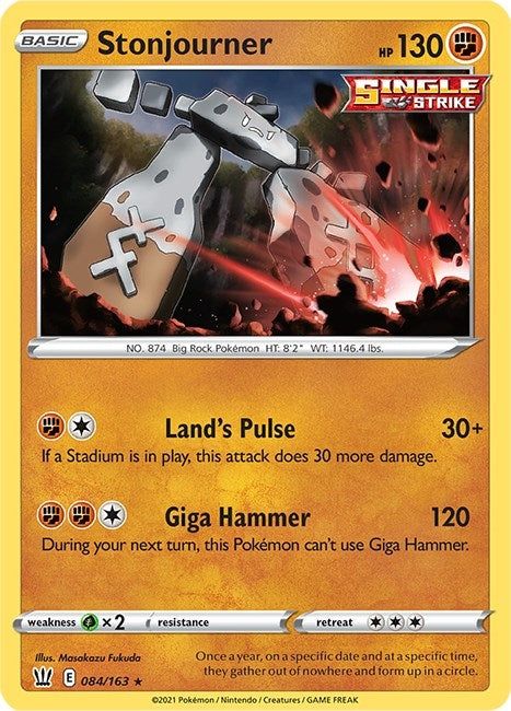 Image for Stonjourner (084/163) (SWSH05) - Pokemon