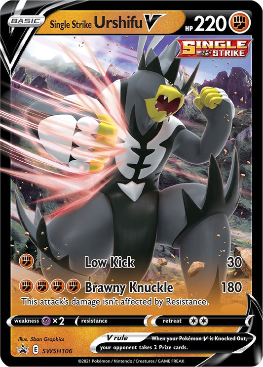 Image for Single Strike Urshifu V - SWSH106 (SWSH106) (SWSD) - Pokemon