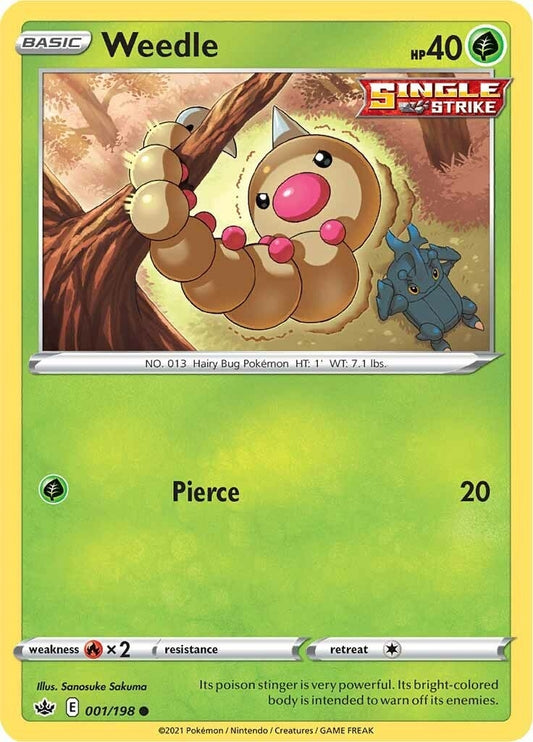 Image for Weedle (001/198) (SWSH06) - Pokemon