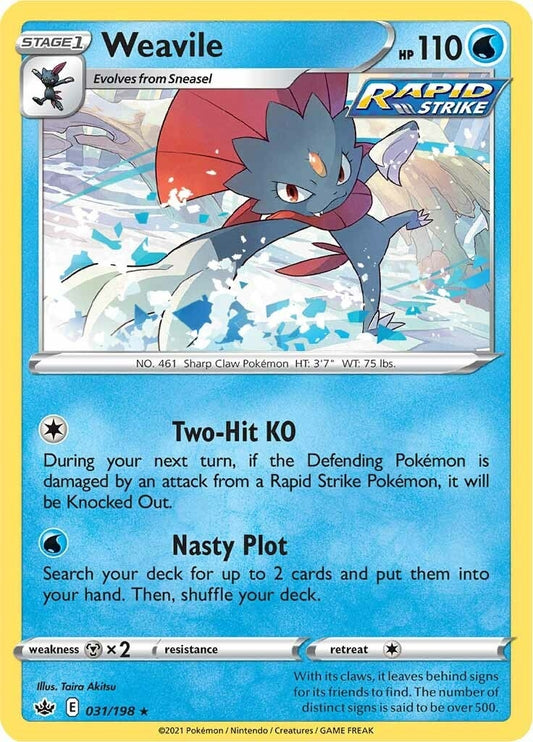 Image for Weavile (031/198) (SWSH06) - Pokemon