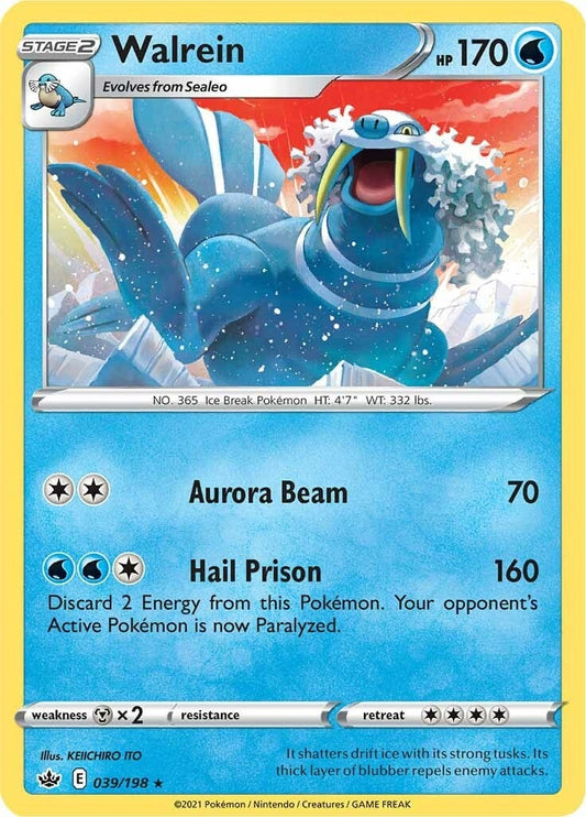 Image for Walrein (039/198) (SWSH06) - Pokemon