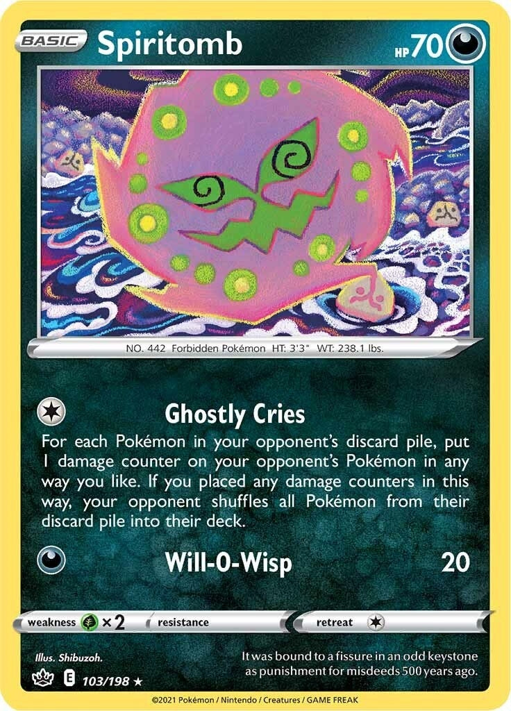 Image for Spiritomb (103/198) (SWSH06) - Pokemon