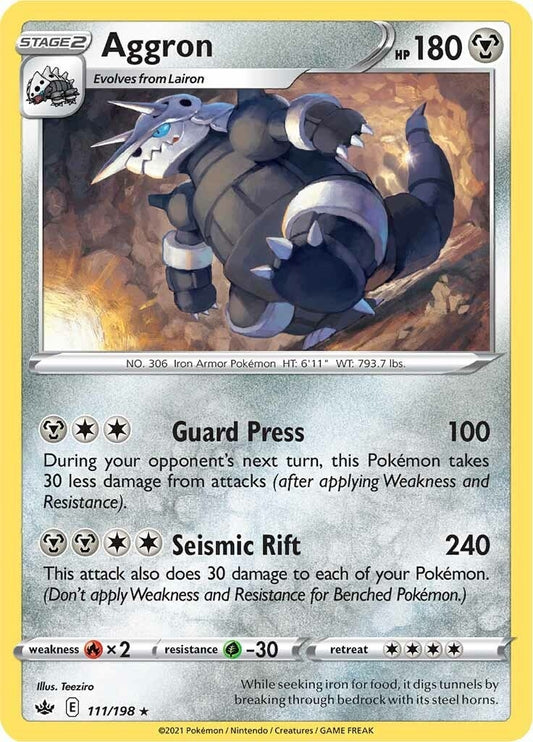 Image for Aggron (111/198) (SWSH06) - Pokemon