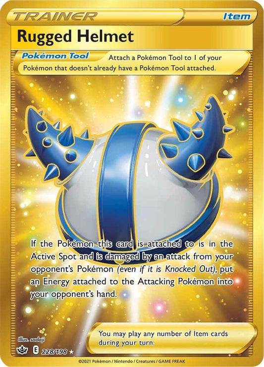 Image for Rugged Helmet (Secret) (228/198) (SWSH06) - Pokemon