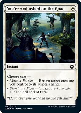 You're Ambushed on the Road - Adventures in the Forgotten Realms (AFR)
