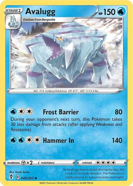 Image for Avalugg (045/203) (SWSH07) - Pokemon