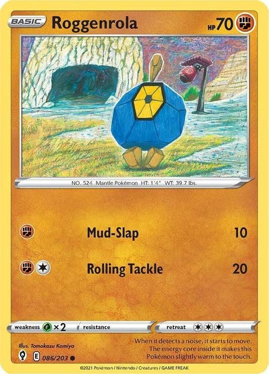 Image for Roggenrola (086/203) (SWSH07) - Pokemon