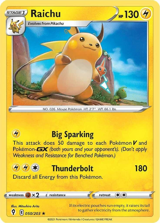 Image for Raichu (050/203) (SWSH07) - Pokemon