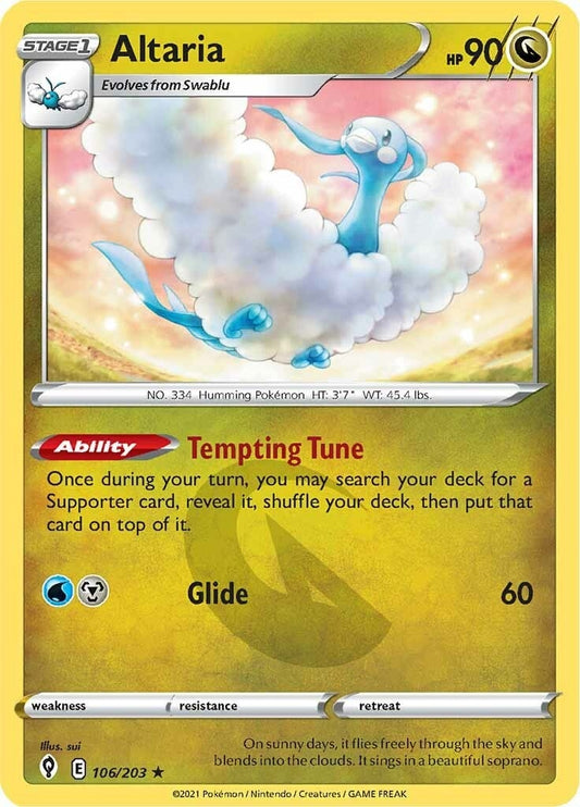 Image for Altaria (106/203) (SWSH07) - Pokemon