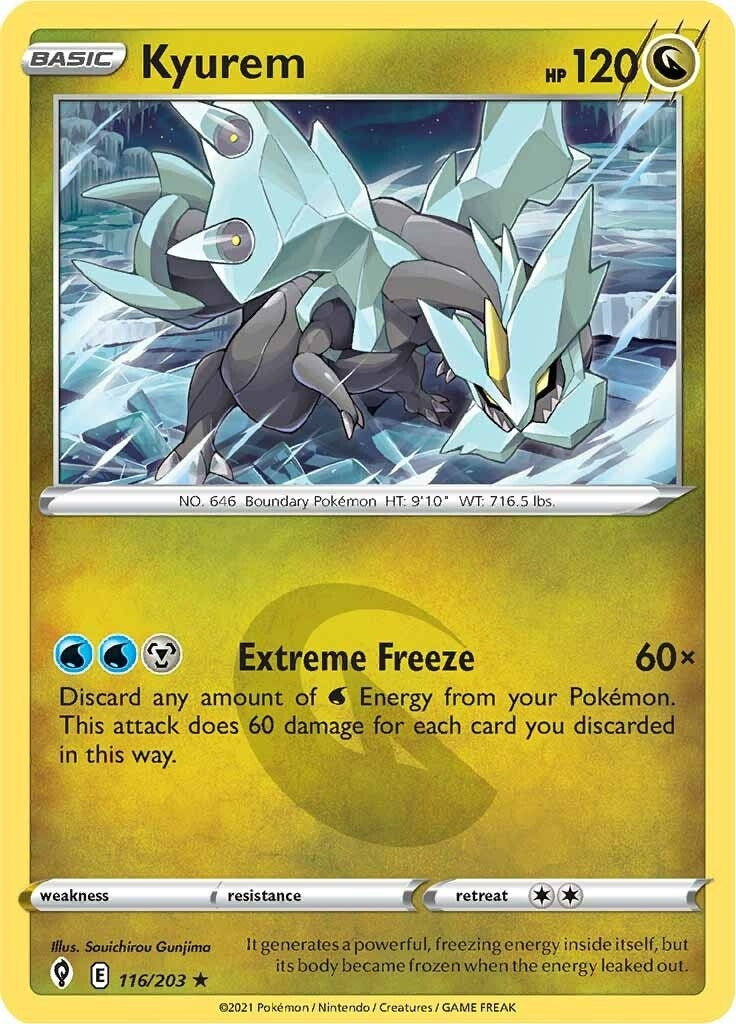 Image for Kyurem (116/203) (SWSH07) - Pokemon